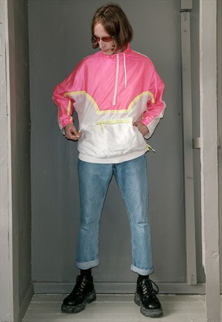 VINTAGE NEON ANORAK / 1990S