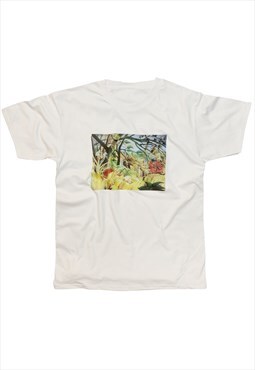Rousseau Tiger in a Tropical Storm T-Shirt