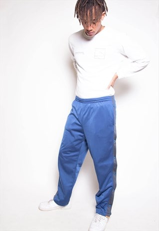 VINTAGE 90S FILA SIDE POPPERS TRACK PANTS ID:7562