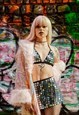 MIRROR SEQUIN BIKINI IBIZA RAVE PARTY FESTIVAL