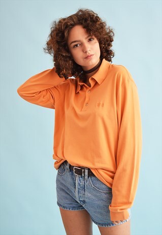 90'S RETRO HUGO BOSS ATHLEISURE LONG SLEEVE T-SHIRT TOP TEE