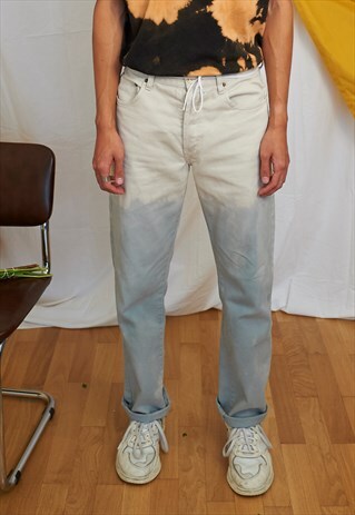 VINTAGE REWORKED CUSTOMED DENIM LEE COOPER'S TIE N DYE JEANS