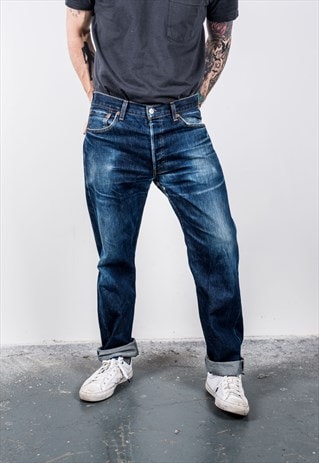 VINTAGE DARK BLUE 501 LEVI'S JEANS