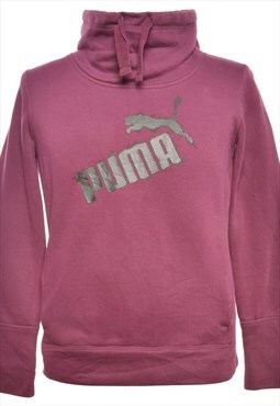 Purple Puma Printed Sweatshirt - S
