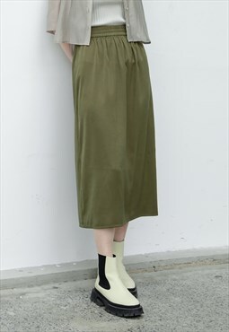 Women's Glossy Satin Vintage Skirt SS2022 VOL.4