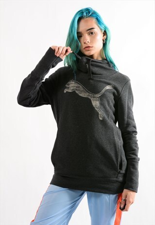 PUMA VINTAGE PUMA FUNNEL NECK SWEATSHIRT