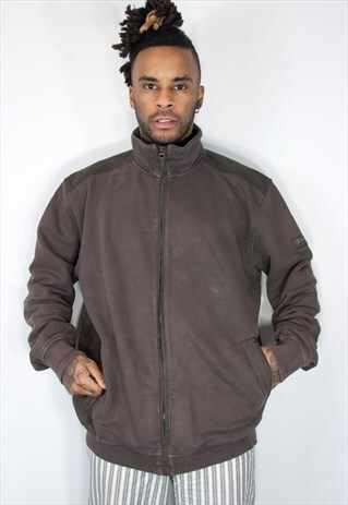 CHAMPION EMBROIDED ZIP SWEATSHIRT