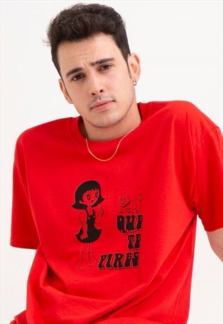 GRAPHIC T-SHIRT IN RED