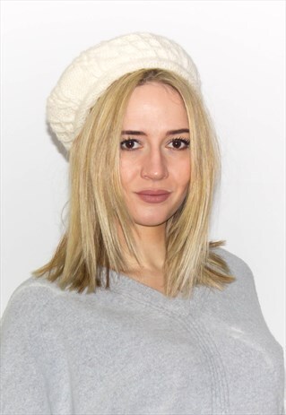 VINTAGE 80'S PURE IRISH WOOL BERET