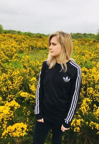 VINTAGE ADIDAS TREFOIL LONG SLEEVE T SHIRT