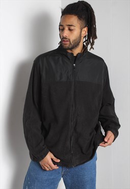 Vintage Starter Mens Fleece Jacket Black
