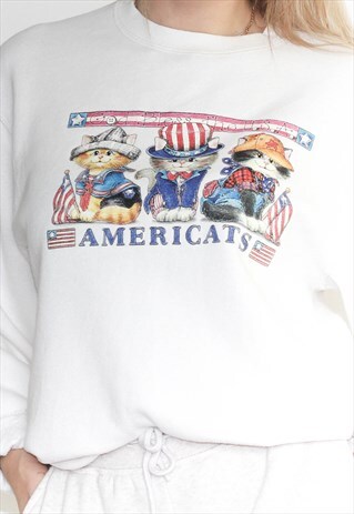 VINTAGE 80'S AMERICATS SWEATSHIRT