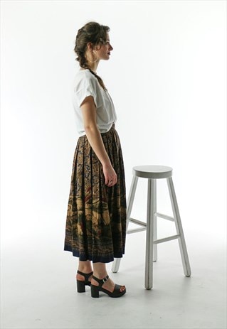 HUNTER HIGH WAISTED SKIRT / EQUESTRIAN PLEATED SKIRT