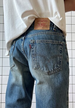 Vintage LEVIS 505 Jeans Denim Pants 90s Wash Blue