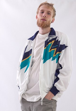VINTAGE MENS ADIDAS LOGO TRACK TOP SUIT TEAM SOCCER JACKET