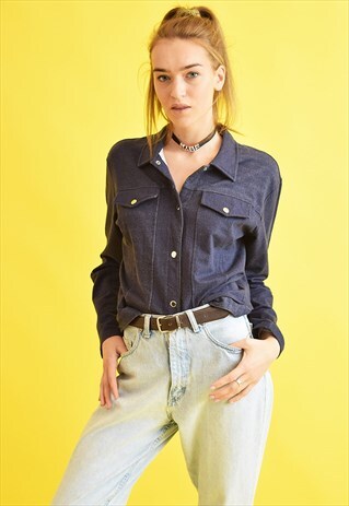 90'S RETRO GRUNGE STRETCH OVERSIZED TEEN JACKET TOP