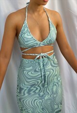 Holiday Co-Ord The Vienna Set in Sage 