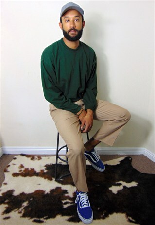90S MINIMALIST BEIGE LINEN BLEND PLEATED CROPPED TROUSERS 32