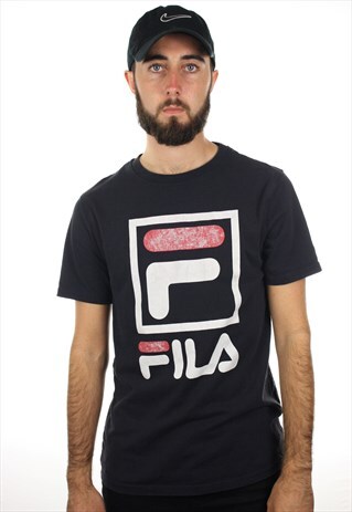 VINTAGE FILA BIG LOGO T SHIRT TEE