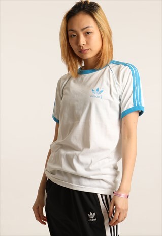 VINTAGE ADIDAS PRINTED LOGO T-SHIRT