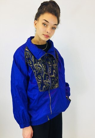 VINTAGE FESTIVAL 80S RAVE WINDBREAKER JACKET