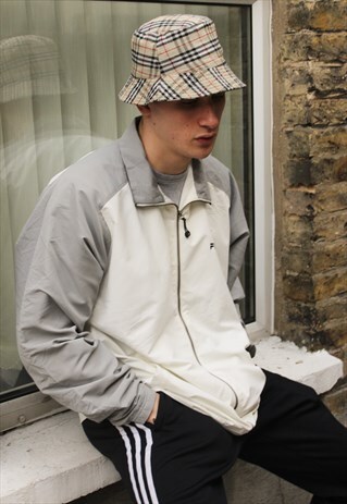 RETRO / 90'S / WHITE FILA JACKET