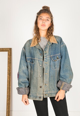 VINTAGE 80S LEE WINTER BLANKET JACKET / R2100R166