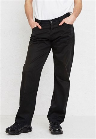 VINTAGE BLACK MOSCHINO TROUSERS BOTTOMS