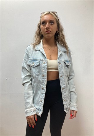 VINTAGE 90'S OVERSIZED WESTERN DENIM WESTERN JACKET M
