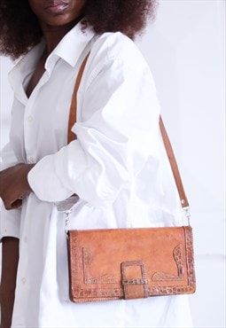 Vintage 1970 leather bag