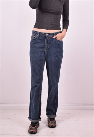 TOMMY HILFIGER WOMENS VINTAGE JEANS W30 L32 BLUE 90'S