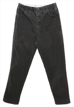 Black Lee Straight Fit Jeans - W28