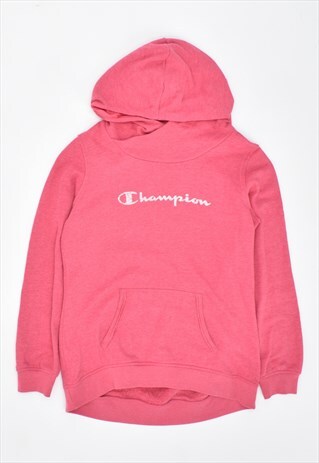 VINTAGE 90'S CHAMPION HOODIE JUMPER PINK