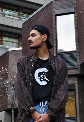 SUSTAINABLE ORGANIC BAMBOO C LOGO T-SHIRT BLACK