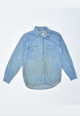 Vintage 90's Levi's Denim Shirt Blue