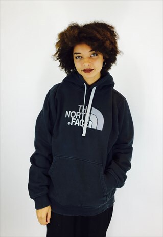 NORTH FACE OVERSIZED BLACK HOODIE