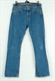 501 Vintage Mens W32 L32 Straight Jeans Denim Pants Trousers
