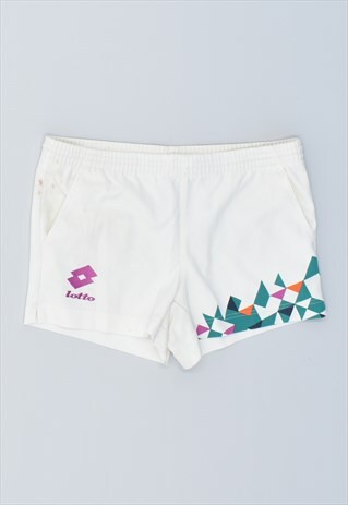 VINTAGE 90'S LOTTO SHORTS WHITE