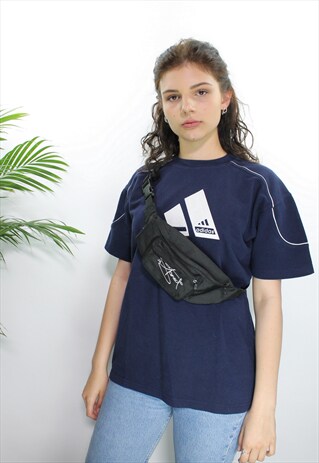 BLACK VINTAGE BUM BAG