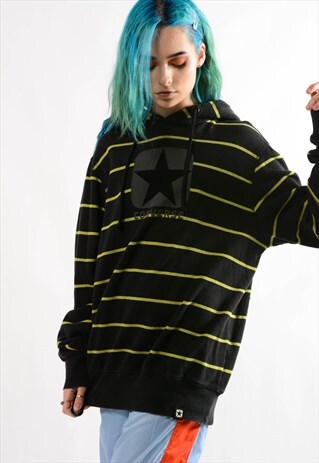 CONVERSE STRIPED CONVERSE HOODIE