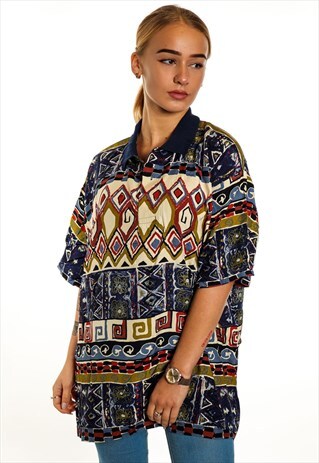VINTAGE PATTERNED T-SHIRT T320
