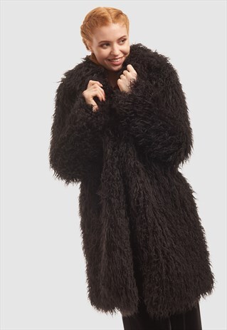 SANDRA 70S SHEARLING COAT WINTER