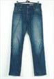 Texas Stretch Vintage Mens W34 L36 Reg Straight Jeans Denim