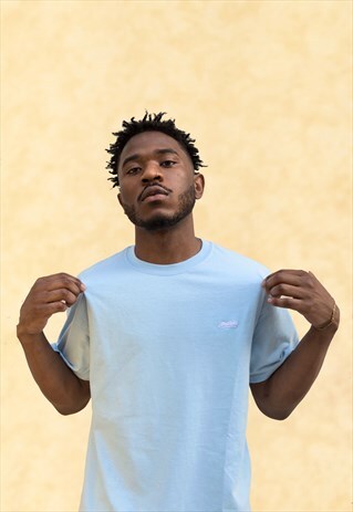 MALADE NATION T-SHIRT PALE BLUE