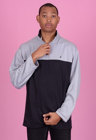 VINTAGE NAUTICA 1/4 ZIP SWEATSHIRT