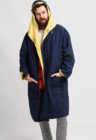VINTAGE TOMMY HILFIGER REVERSIBLE COAT