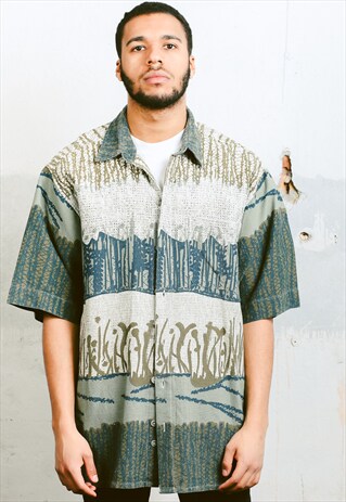 VINTAGE AZTEC PATTERN SHIRT