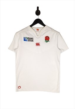 Canterbury England 2015 RWC Rugby Union Shirt Size Large