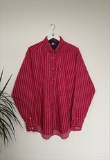 Vintage Tommy Hilfiger oversized 90s shirt in stripe 