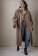VINTAGE 80S TRENCH COAT IN BROWN